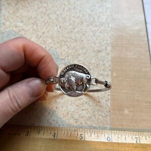 Buffalo Nickel Cuff Bracelet.